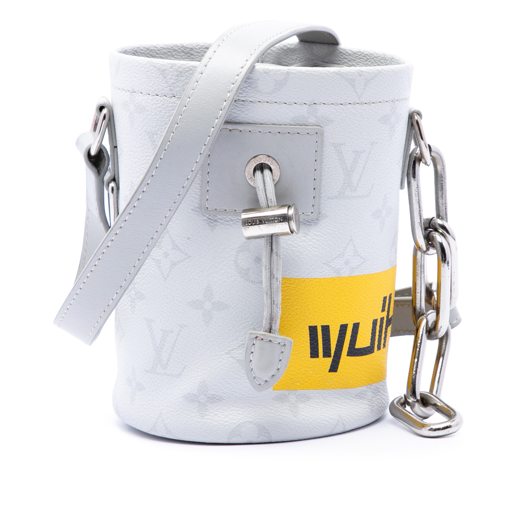 Pre-Loved Louis Vuitton Monogram Chalk Nano Sling Bag